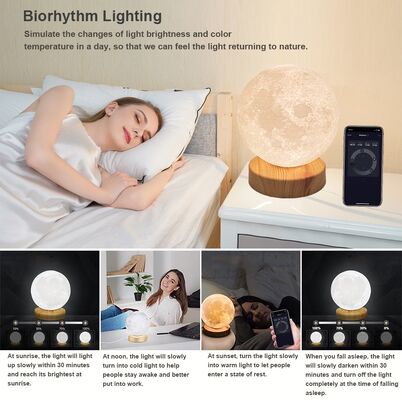 Bon prix Lampe de luminothérapie intelligente 16W avec télécommande Circadian Optics Lampe Blanc / Argent / Or / Noir en ligne