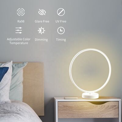 ราคาดี โคมไฟตั้งโต๊ะอัจฉริยะ 24W พร้อมรีโมทคอนโทรลและระบบไฟ RGB ปรับแสงได้เพื่อการออกแบบที่ทันสมัย ออนไลน์
