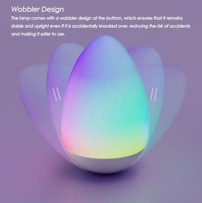 Bom preço Lâmpada de mesa portátil colorida Lâmpada de mesa com controle remoto on-line