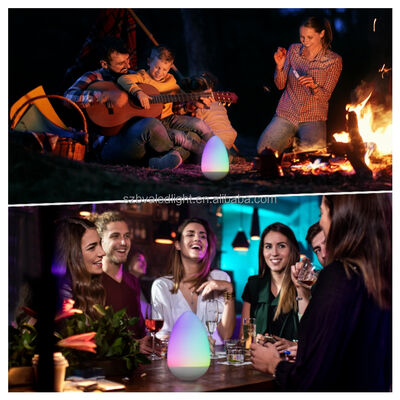 ราคาดี โคมไฟตั้งโต๊ะแบบพกพาไร้สาย Wobbler Egg Mood Lamp 2700K พร้อมรีโมทคอนโทรล 32 รูปแบบ ออนไลน์