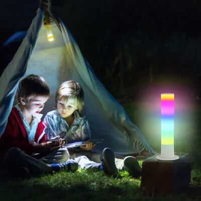 Bom preço Candeeiro de mesa portátil recarregável com LED branco quente 2700K e controlo APP on-line