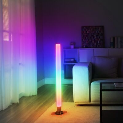 좋은 가격 홈 파티 및 장식용 앱 제어 기능이 있는 현대적인 스마트 RGB 2700K 플로어 램프 온라인으로