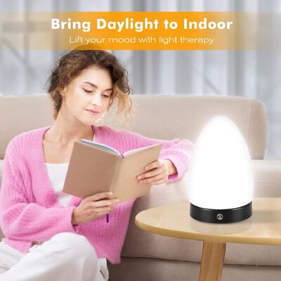 Good price 2700K-6000K 3 Color Temperature SAD Light Therapy Lamp, 10000LUX, Remote Control, Timing & Brightness Adjustable online