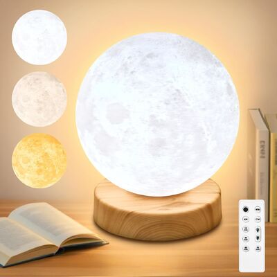 Good price 10000 Lux Daylight Therapy Lamp with 6000K Daylight Alert and Remote Control Moon Table Lamp online