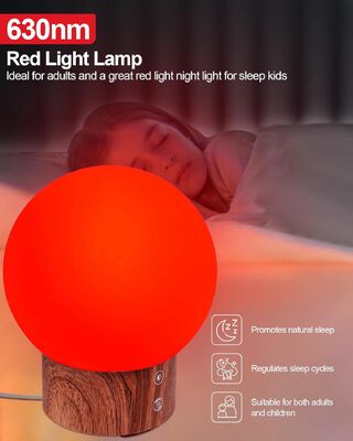 Dobra cena. 2700K 4000K 6000K Lampa wspomagająca sen, lampa ze światłem czerwonym 630nm dla snu w Internecie