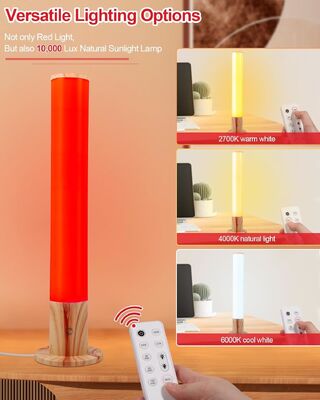 Good price 24W 670nm Red LED Therapy Light with Dimmable Brightness for Sleep Aid and Relaxation online